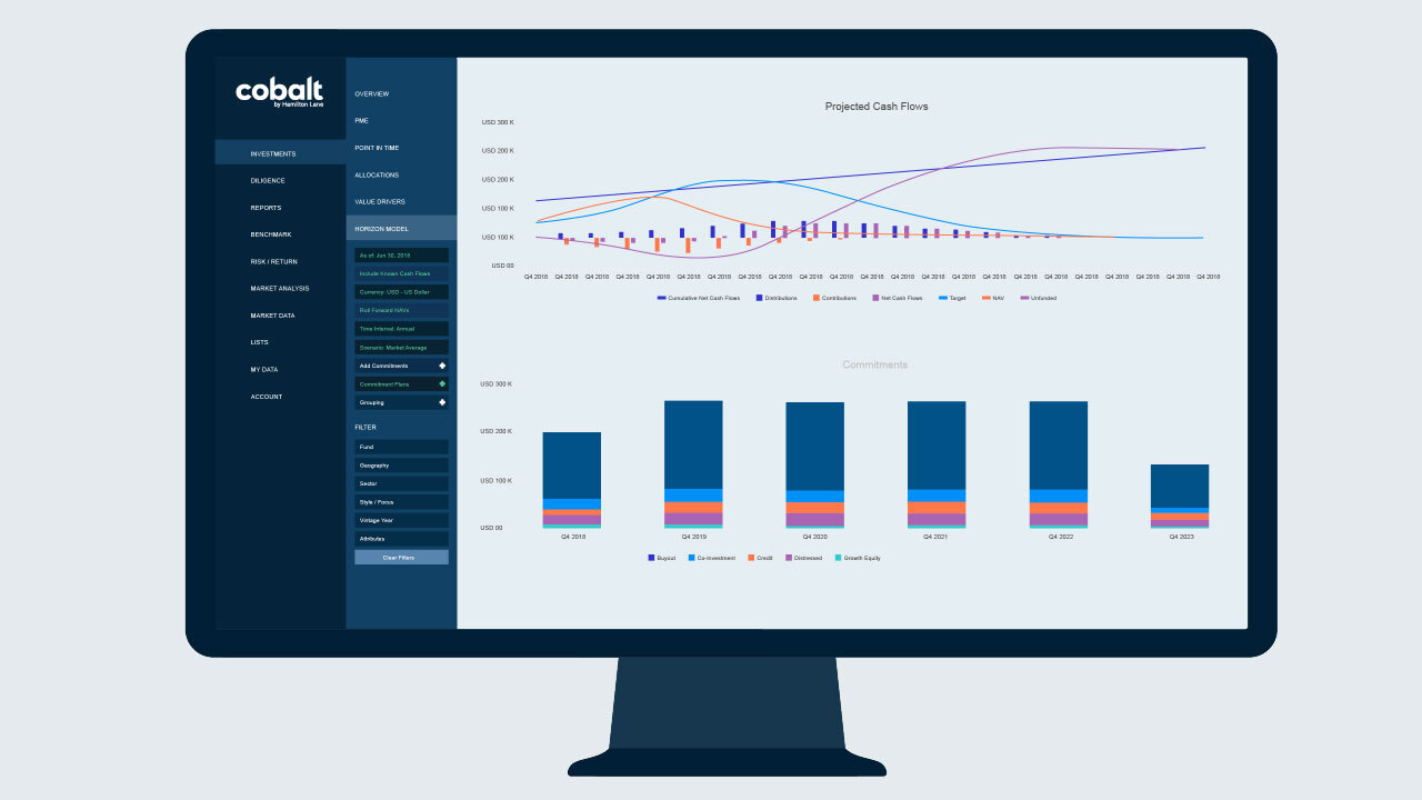 Cobalt Light Grey Background